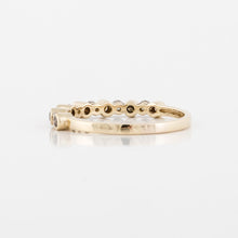 Load image into Gallery viewer, 18K Gold Brown and White Diamond Band
