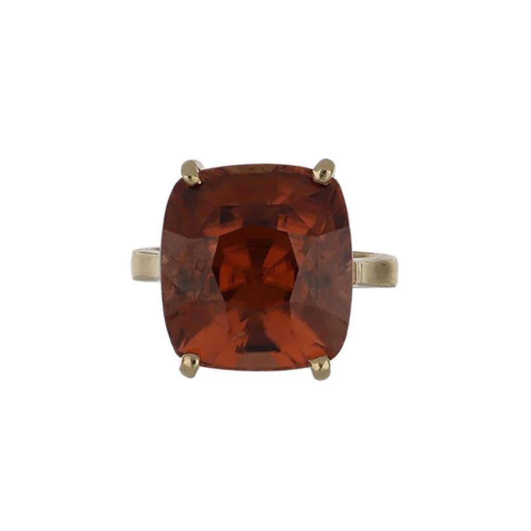 Estate 14K Yellow Gold Zircon Ring