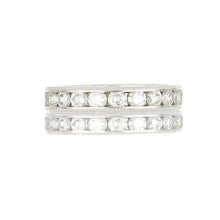 Load image into Gallery viewer, Estate Tiffany &amp; Co. Platinum Channel-Set Diamond Eternity Band
