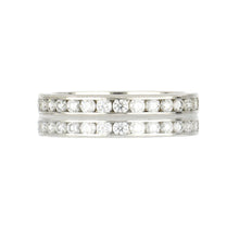Load image into Gallery viewer, Estate Tiffany &amp; Co. Platinum Channel-Set Diamond Eternity Band
