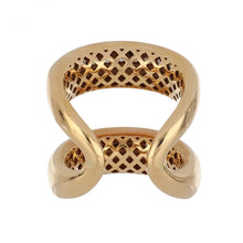 Load image into Gallery viewer, Italian 18K Rose Gold Open Cuff Ring
