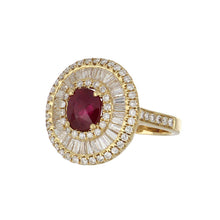 Load image into Gallery viewer, Estate 18K Gold Ruby and Diamond Ring
