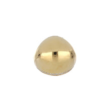 Load image into Gallery viewer, Italian 18K Gold Bubble Dome Ring with Diamonds
