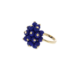 Aletto Brothers 18K Gold Lapis Bead Ring