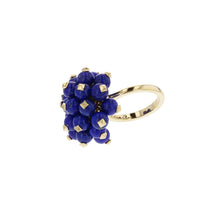 Load image into Gallery viewer, Aletto Brothers 18K Gold Lapis Bead Ring
