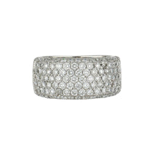 Load image into Gallery viewer, Estate 14K White Gold Pavé Diamond Band
