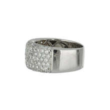 Load image into Gallery viewer, Estate 14K White Gold Pavé Diamond Band
