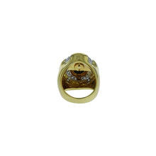 Load image into Gallery viewer, Estate Hammerman Bros. 18K Gold Onyx and Diamond Ring
