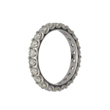 Load image into Gallery viewer, 14K White Gold Round Diamond Eternity Band

