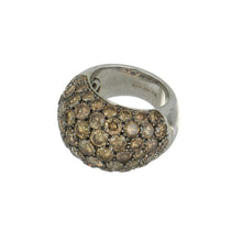 Load image into Gallery viewer, Estate Pasquale Bruni 18K White Gold Fancy Brown Diamond Dome Ring
