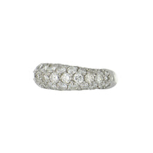 Load image into Gallery viewer, Estate 18K Gold Diamond Domed Band
