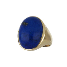Load image into Gallery viewer, Estate 14K Gold Lapis Ring

