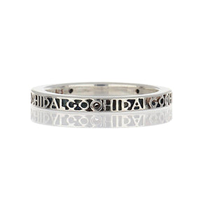 HIDALGO Sterling Silver "Hidalgo" Logo Band