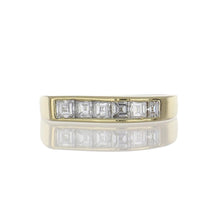 Load image into Gallery viewer, Vintage 1980s 18K Gold Stackable Diamond Band
