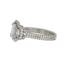 Load image into Gallery viewer, Estate Platinum Radiant-Cut Diamond Engagement Ring
