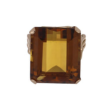 Load image into Gallery viewer, Vintage 1960s 14K Gold Citrine Ring
