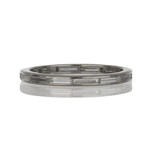 Load image into Gallery viewer, Art Deco Platinum Baguette Diamond Band

