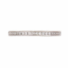Load image into Gallery viewer, Estate Platinum 0.75 Carat Diamond Miligrain Eternity Band
