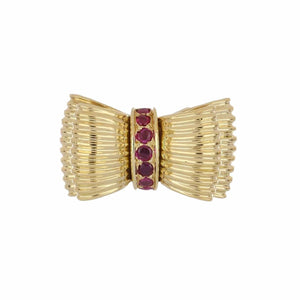 Vintage 1970s Tiffany & Co. 18K Gold Bow Design