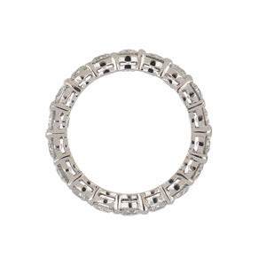 Estate Platinum Round Diamond Eternity Band