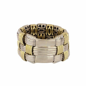 Estate Roberto Coin 'Appassionata' 18K Two-Tone Gold Ring