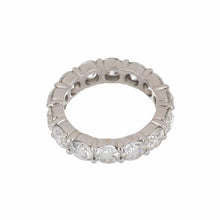 Load image into Gallery viewer, Vintage 1970s Round Diamond 18K White Gold Eternity Band
