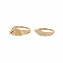 Load image into Gallery viewer, Pair of Vintage 14K Gold Guard Rings
