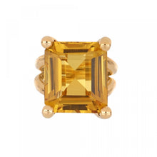 Load image into Gallery viewer, Mid-Century 14K Gold Citrine Ring
