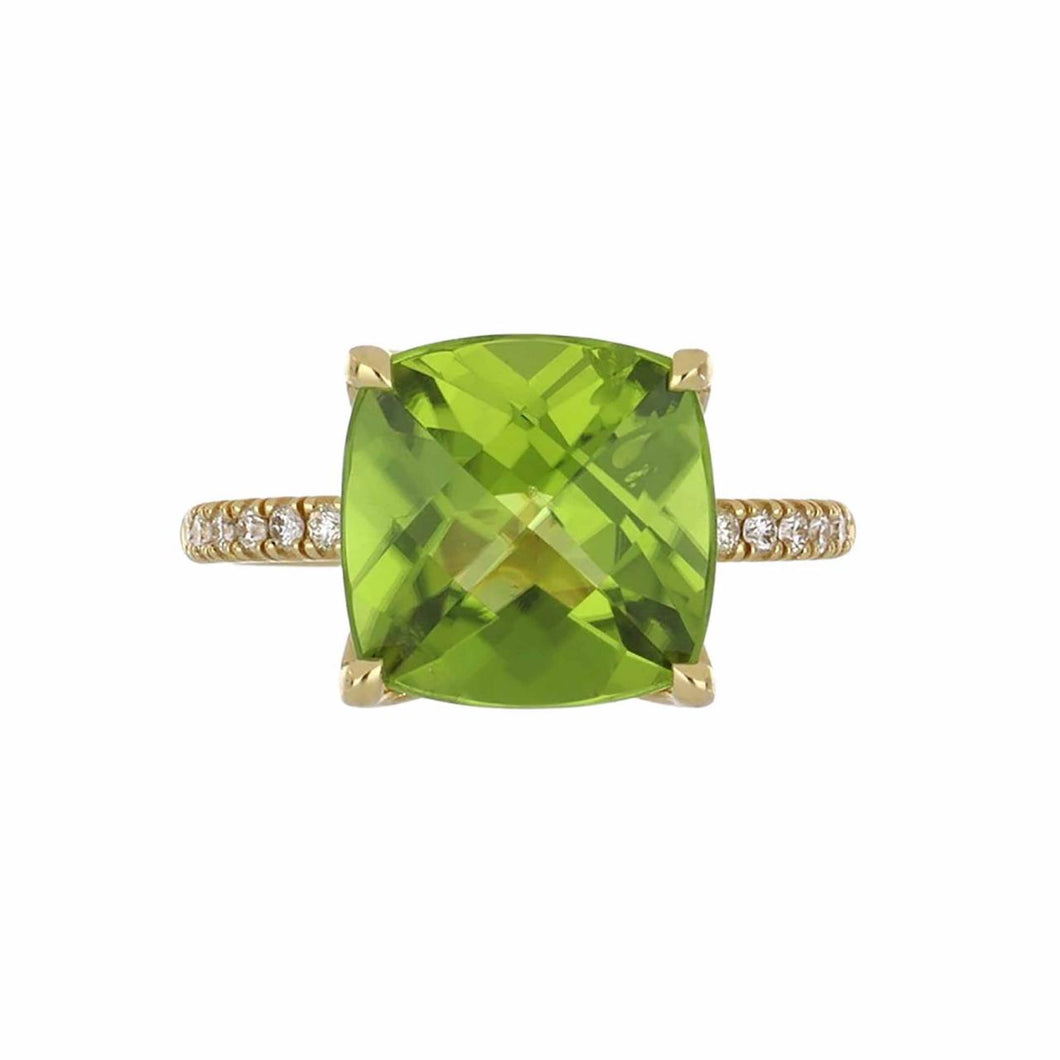 Lisa Nik Peridot 18K Gold Ring