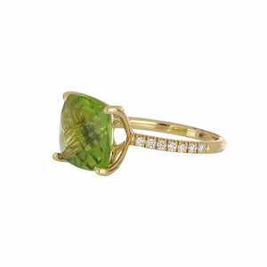 Lisa Nik Peridot 18K Gold Ring