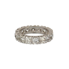Load image into Gallery viewer, Art Deco Old Mine-Cut Diamond Platinum Eternity Band
