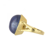 Load image into Gallery viewer, 18K Gold No Heat Star Sapphire Ring
