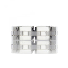 Load image into Gallery viewer, Cartier 18K White Gold Tank Francaise Ring

