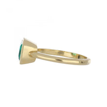 Load image into Gallery viewer, East-West Emerald 18K Gold Ring
