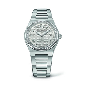 Girard- Perregaux Stainless Steel Laureato 34mm Watch with Diamonds
