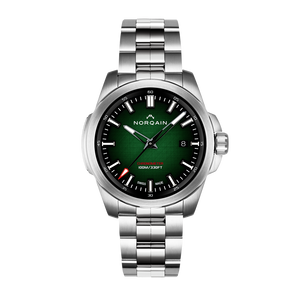 Norqain 'Independence' Stainless Steel 40mm Watch with Green Gradient  Dial