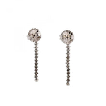 Load image into Gallery viewer, 14K White Gold Diamond Drop Earrings

