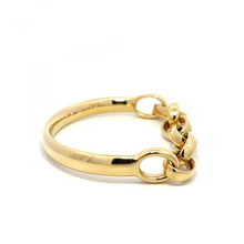 Load image into Gallery viewer, Papini 18K Gold Chain Link Bangle Bracelet
