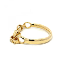Load image into Gallery viewer, Papini 18K Gold Chain Link Bangle Bracelet
