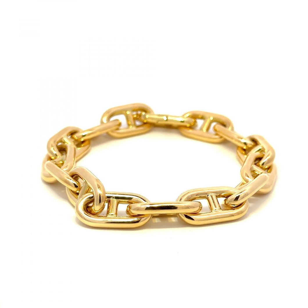 Antonio Papini 18K Gold Mariner Link Bracelet
