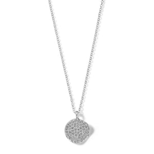 Ippolita Sterling Silver 'Stardust' Small Flower Diamond Pendant Necklace