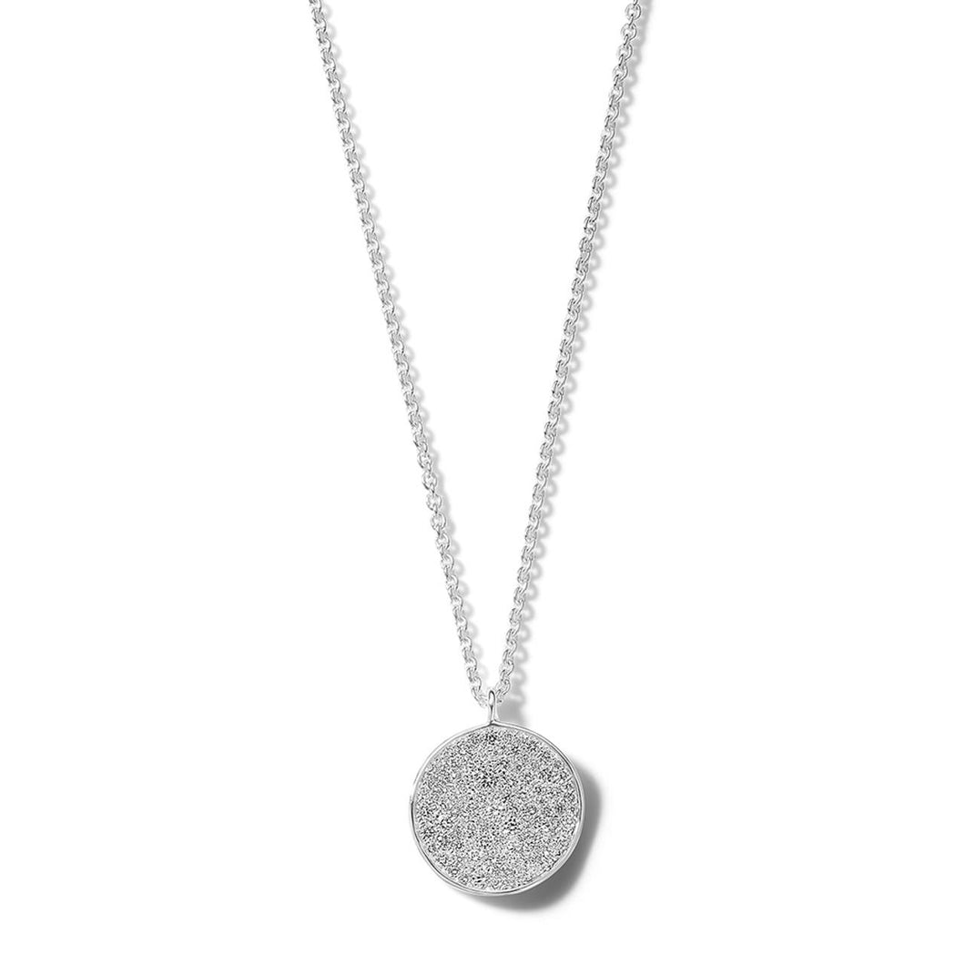 Ippolita Sterling Silver Medium 'Stardust' Diamond Flower Pendant Necklace