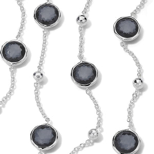 Ippolita Sterling Silver 'Lollipop' Rock Crystal and Hematite Doublet Necklace