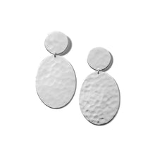 Load image into Gallery viewer, Ippolita Sterling Silver &#39;Classico&#39; Crinkle Hammered Earrings
