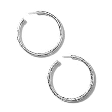 Load image into Gallery viewer, Ippolita Sterling Silver Large &#39;Classico&#39; Hammered Hoop Earrings

