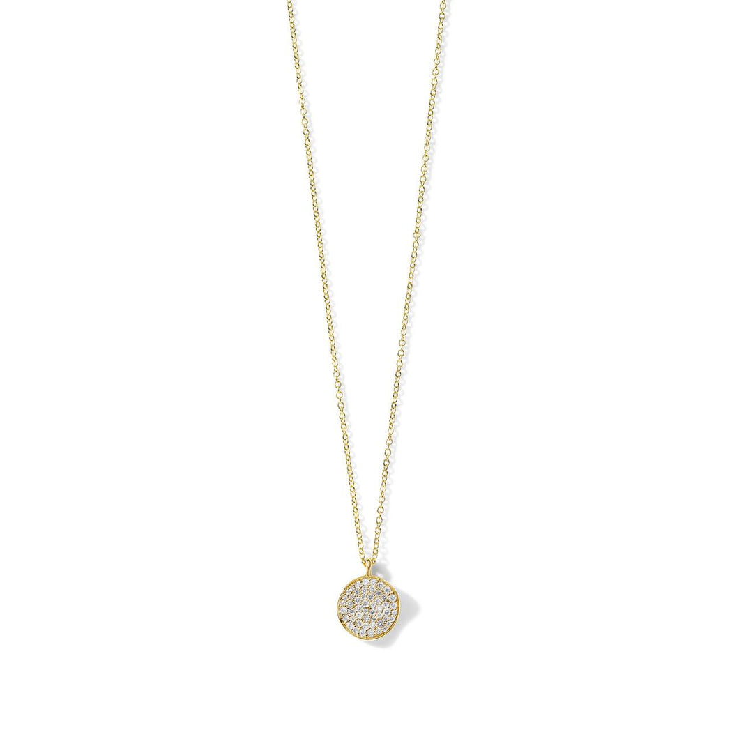 Ippolita 18K Gold Flower Disc Pendant Necklace