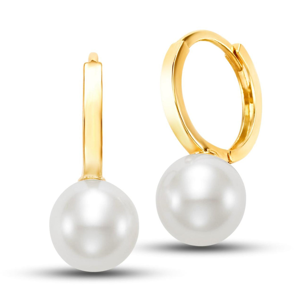 Mastoloni 14K Gold Pearl Drop Earrings