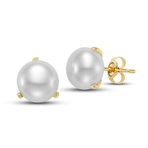 Mastoloni 14K Gold Freshwater Pearl Stud Earrings
