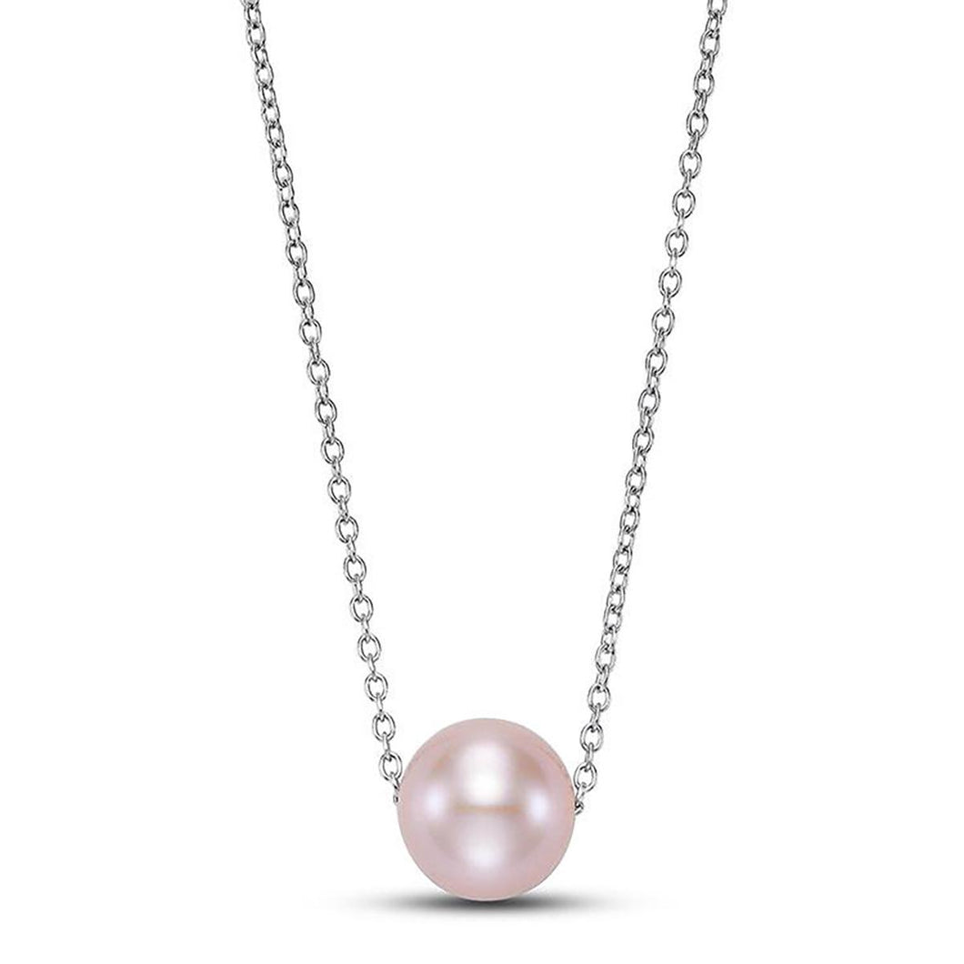 Mastoloni 14K Gold Pink Pearl Pendant Necklace