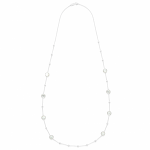 Ippolita Sterling Silver Rock Crystal Necklace and Mother-of-Pearl Doublet Necklace